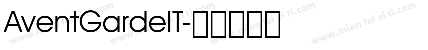 AventGardeIT字体转换