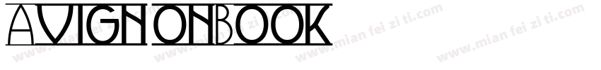 AvignonBook字体转换
