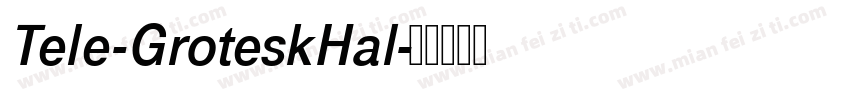 Tele-GroteskHal字体转换
