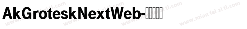 AkGroteskNextWeb字体转换