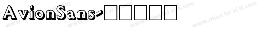 AvionSans字体转换