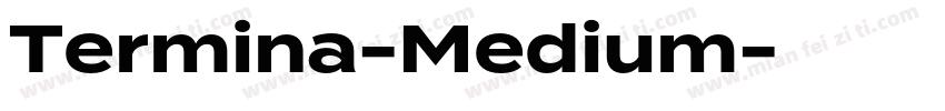 Termina-Medium字体转换