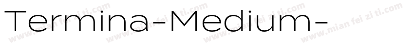 Termina-Medium字体转换