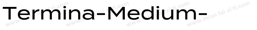 Termina-Medium字体转换
