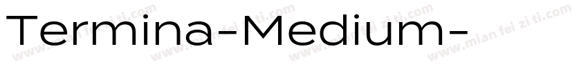 Termina-Medium字体转换