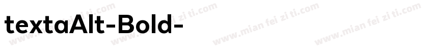 textaAlt-Bold字体转换