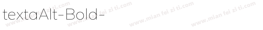 textaAlt-Bold字体转换