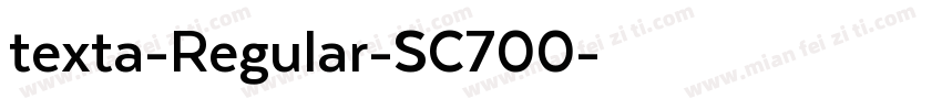 texta-Regular-SC700字体转换