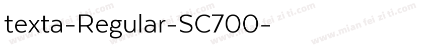 texta-Regular-SC700字体转换