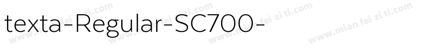 texta-Regular-SC700字体转换