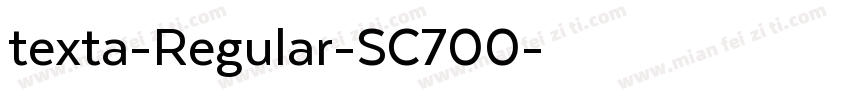 texta-Regular-SC700字体转换