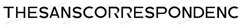 TheSansCorrespondenc字体转换