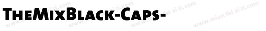 TheMixBlack-Caps字体转换