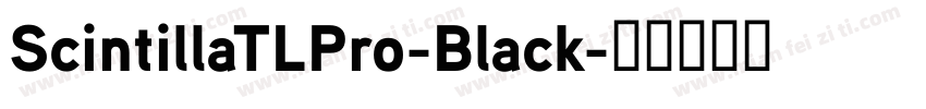 ScintillaTLPro-Black字体转换