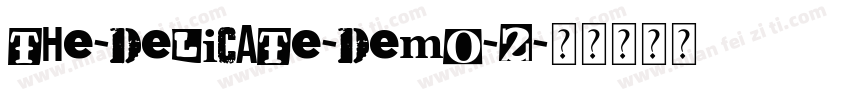 The-Delicate-DEMO-2字体转换