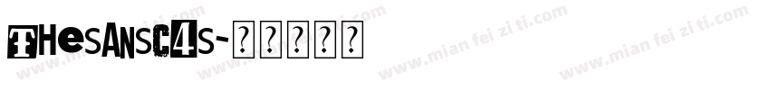 TheSansC4s字体转换