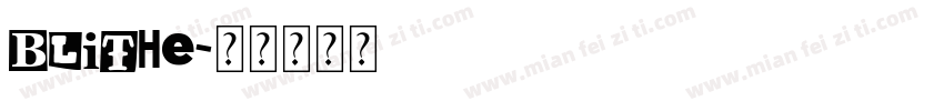 blithe字体转换