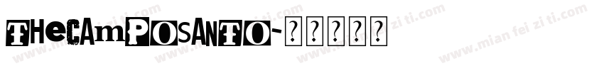 thecamposanto字体转换