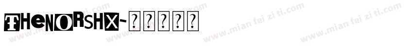 thenorshx字体转换