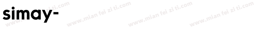 simay字体转换