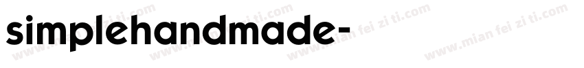 simplehandmade字体转换