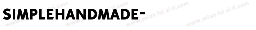 simplehandmade字体转换