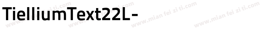 TielliumText22L字体转换