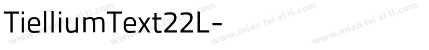 TielliumText22L字体转换