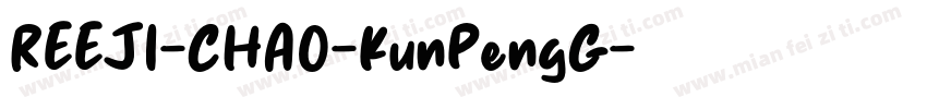 REEJI-CHAO-KunPengG字体转换