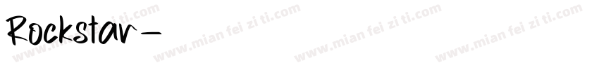 Rockstar字体转换