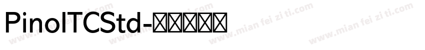 PinoITCStd字体转换