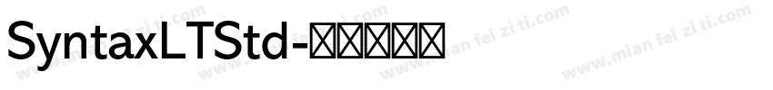 SyntaxLTStd字体转换