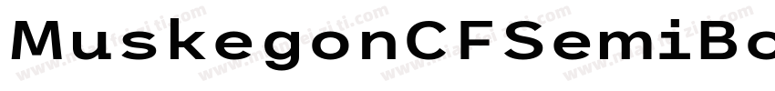 MuskegonCFSemiBold-SemiBold字体转换