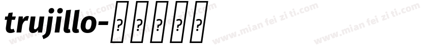 trujillo字体转换