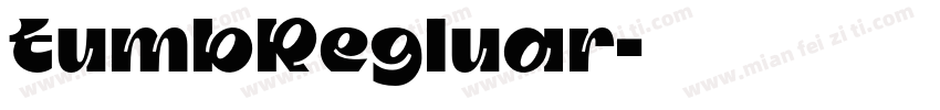 TumbRegluar字体转换