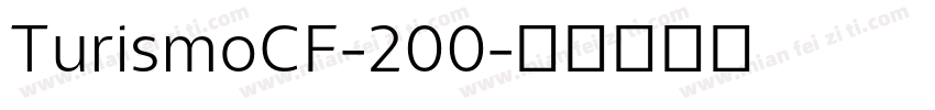 TurismoCF-200字体转换