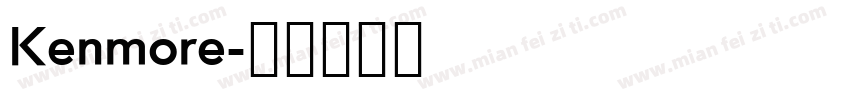 Kenmore字体转换