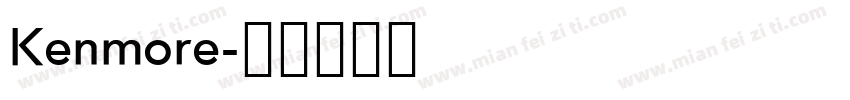 Kenmore字体转换