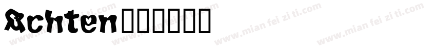 Achten字体转换