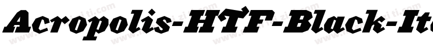 Acropolis-HTF-Black-Italic字体转换