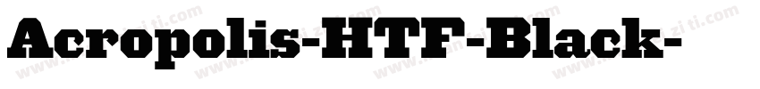 Acropolis-HTF-Black字体转换