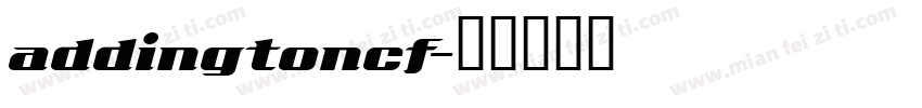 addingtoncf字体转换