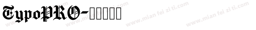 TypoPRO字体转换