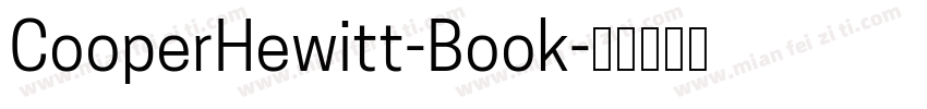 CooperHewitt-Book字体转换