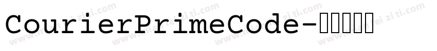 CourierPrimeCode字体转换
