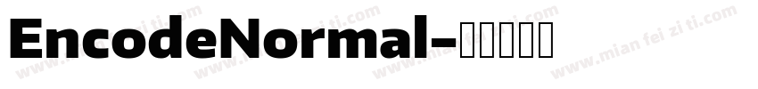EncodeNormal字体转换