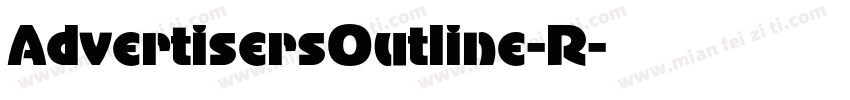 AdvertisersOutline-R字体转换