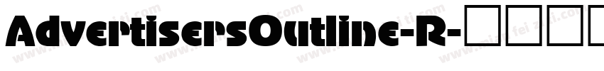 AdvertisersOutline-R字体转换