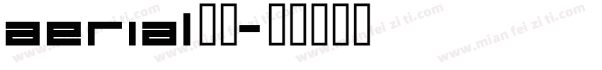 aerial字体字体转换