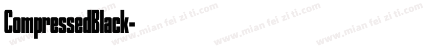 CompressedBlack字体转换